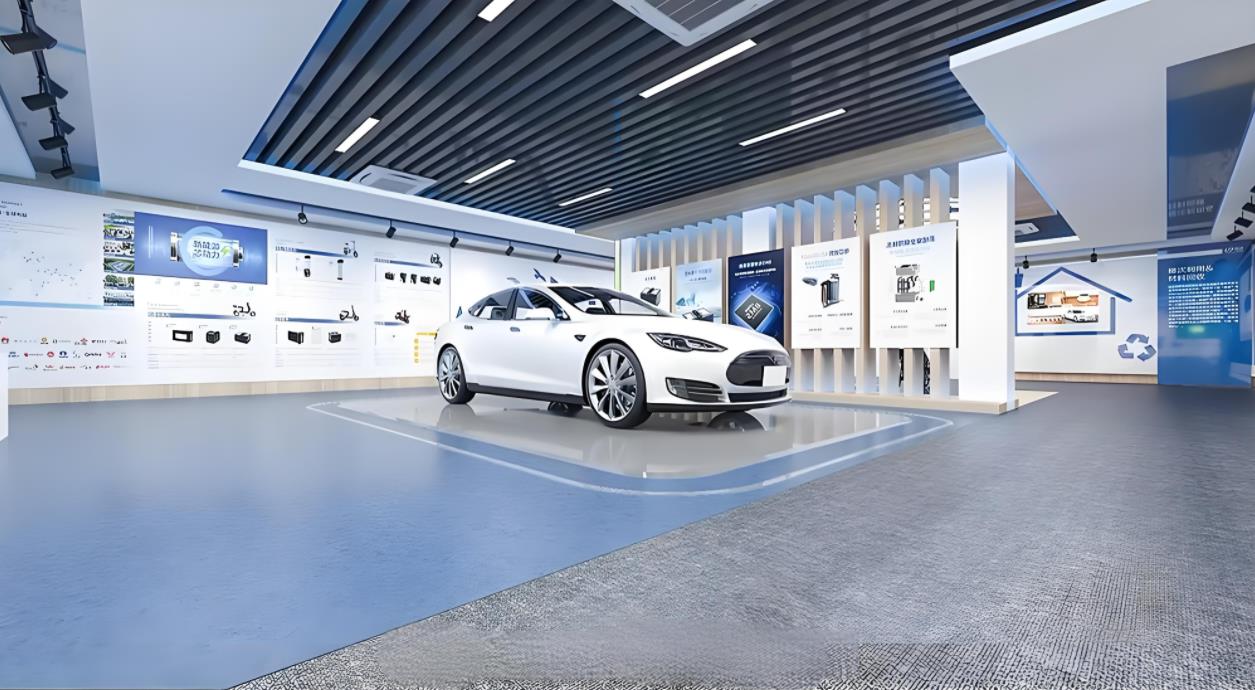 新能源汽車企業(yè)文化展廳設(shè)計效果圖
